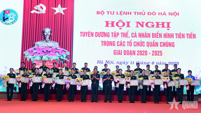 El Comando Capital de Hanoi elogia a 30 colectivos e individuos avanzados típicos en organizaciones de masas