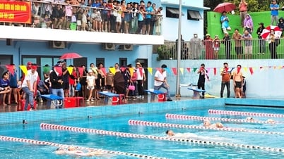 273 VĐV tham gia Giải Bơi cứu đuối học sinh, thanh thiếu nhi