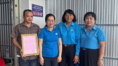 Trao Mái ấm Công đoàn tại tỉnh An Giang