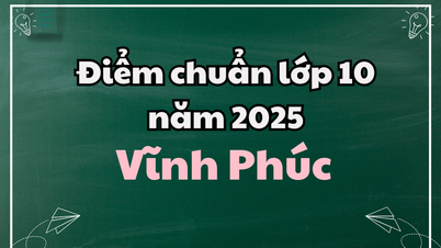 Điểm chuẩn lớp 10 năm 2025 tại Vĩnh Phúc