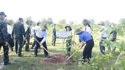 ស្រុក Phu Giao៖ រួមដៃគ្នាដើម្បីបរិស្ថានបៃតងស្អាត