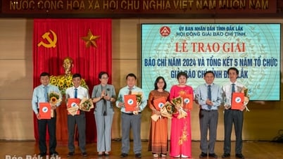 2024年、49作品が第5回ダクラク省報道賞を受賞