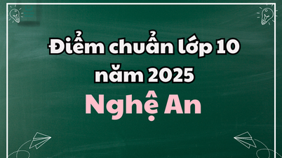 Điểm chuẩn lớp 10 năm 2025 tại Nghệ An