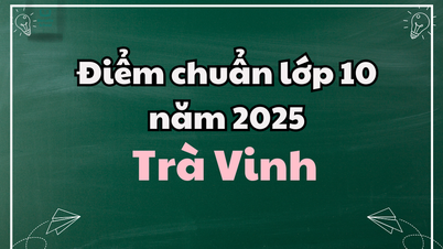 10th grade benchmark scores in 2025 in Tra Vinh