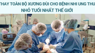 Thay toàn bộ xương đùi cho bệnh nhi ung thư nhỏ tuổi nhất thế giới