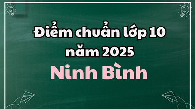Điểm chuẩn lớp 10 năm 2025 tại Ninh Bình