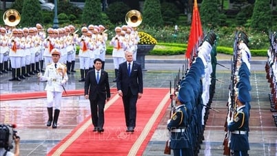 Chủ tịch nước Lương Cường chủ trì lễ đón Tổng thống Litva thăm chính thức Việt Nam