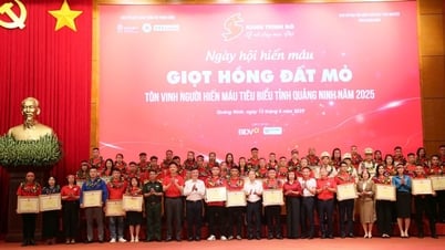 “Giọt hồng Đất Mỏ - Kết nối dòng máu Việt” - phóng viên báo Pháp luật Việt Nam được tôn vinh