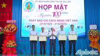 ទីក្រុង Cai Lay៖ កិច្ចប្រជុំដើម្បីអបអរសាទរ 100 ឆ្នាំនៃទិវាសារព័ត៌មានបដិវត្តន៍វៀតណាម