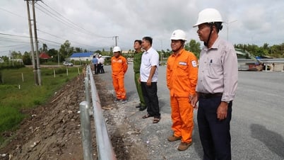 Soc Trang Power Company는 2025년 재난 예방 및 통제, 수색 및 구조 훈련을 실시합니다.
