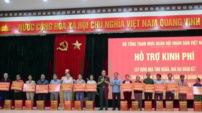 Bộ Tổng Tham mưu hỗ trợ xây dựng 15 nhà tình nghĩa, nhà đại đoàn kết tại Nam Giang