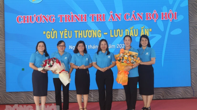 Hội Liên hiệp Phụ nữ tỉnh tổ chức chương trình Tri ân cán bộ hội 'Gởi yêu thương - Lưu dấu ấn'
