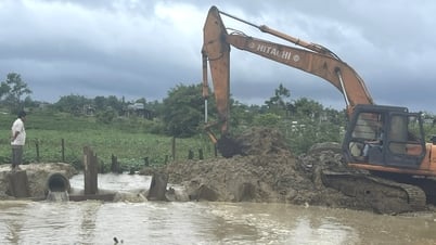 Tiêu thoát nước kịp thời cho sản xuất và dân sinh là yêu cầu cấp thiết
