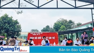 Chú trọng chăm sóc sức khỏe học sinh