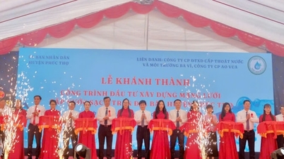 Phúc Thọ khánh thành công trình cấp nước sạch cho 9 xã