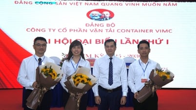 Đại hội đại biểu Đảng bộ Công ty cổ phần Vận tải container VIMC (VIMC Lines) lần thứ I, nhiệm kỳ 2025–2030 - Tổng công ty Hàng hải Việt Nam-VIMC