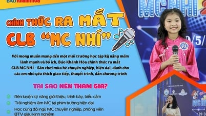 Báo Khánh Hòa ra mắt Câu lạc bộ MC nhí
