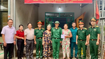 Hoa Thanh : Présentation de deux maisons militaro-civiles de gratitude aux soldats en situation difficile