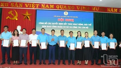 Giải thể, chấm dứt hoạt động của 17 công đoàn cơ sở