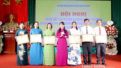 Sơn Dương tuyên dương 348 giáo viên, học sinh có thành tích xuất sắc năm học 2024-2025