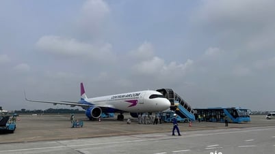 Cancellation and postponement of 14 flights from Hanoi to Da Nang due to the impact of storm No. 1