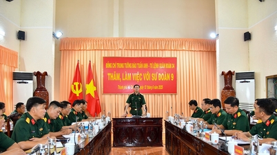 Tư lệnh Quân đoàn 34 thăm và làm việc tại Sư đoàn...