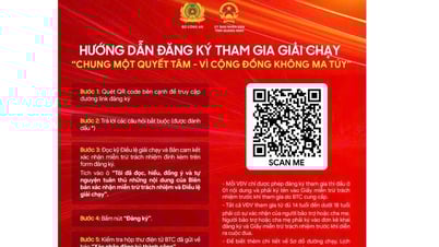 Das Rennen „Eine Entschlossenheit – Für eine drogenfreie Gemeinschaft“ fand zum ersten Mal in Quang Ninh statt