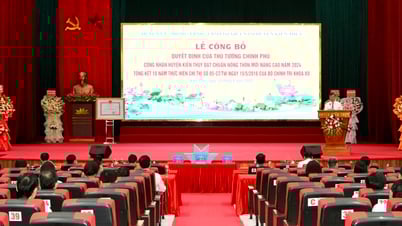 Huyện Kiến Thụy đón Bằng công nhận đạt chuẩn Nông thôn mới nâng cao năm 2024 và tổng kết 10 năm thực hiện Chỉ thị số 05-CT/TW của Bộ Chính trị
