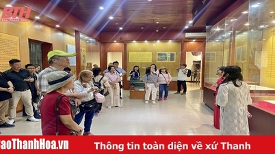 Đoàn famtrip Đài Loan tham quan Bảo tàng tỉnh, trải nghiệm City tour Thanh Hóa