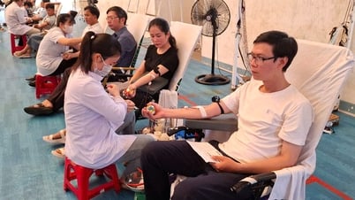Tiếp nhận 378 đơn vị máu tình nguyện