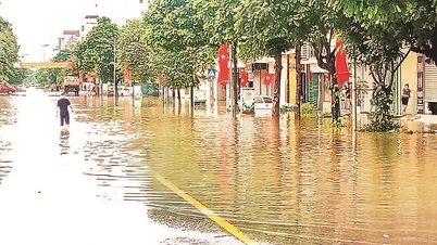 Khắc phục ngập úng ở thành phố Thái Nguyên