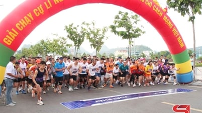 วิ่งเพื่อเฉลิมฉลองครบรอบ 100 ปี วันสื่อมวลชนปฏิวัติเวียดนาม