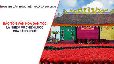 Bản tin VHTTDL: Bảo tồn văn hóa dân tộc là nhiệm vụ chiến lược của làng nghề