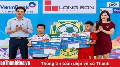 Những gương mặt xuất sắc được vinh danh tại giải Bóng đá Nhi đồng Báo Thanh Hoá lần thứ IV năm 2025 - Cúp Xi măng Long Sơn