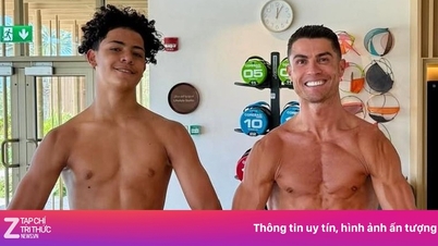 Chiều cao đáng kinh ngạc của con trai Ronaldo