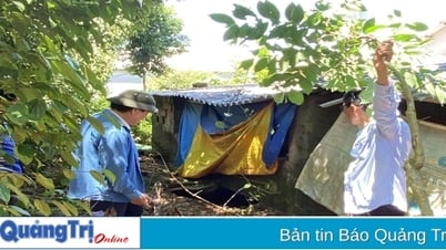 Xuất hiện hố sâu có đường kính gần 5 m tại thị trấn Gio Linh