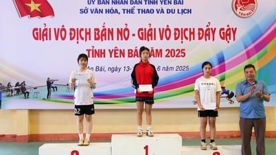 Bế mạc Giải vô địch bắn nỏ - đẩy gậy tỉnh Yên Bái 2025