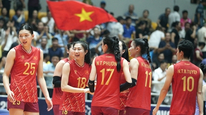 Bóng chuyền nữ VN làm nên lịch sử, dồn sức thắng Thái Lan