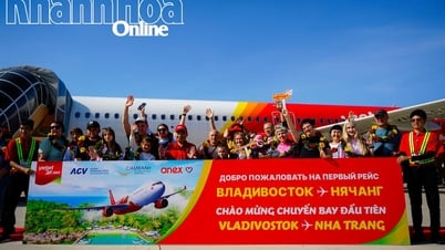Hãng hàng không Vietjet mở chuyến bay thẳng đưa khách Nga đến Khánh Hòa