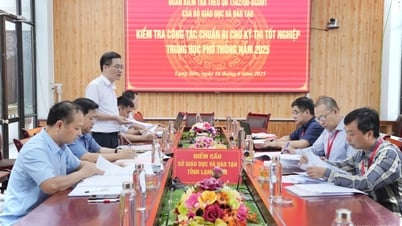 Kiểm tra công tác chuẩn bị cho kỳ thi tốt nghiệp THPT năm 2025