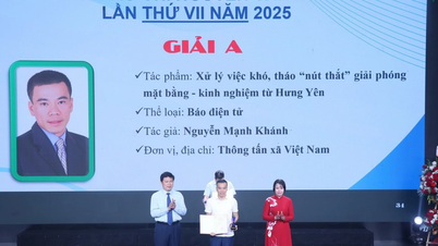 Un journaliste de l'Agence de presse vietnamienne remporte un prix au Prix de journalisme Nguyen Van Linh