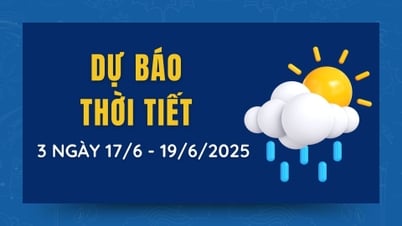 Dự báo thời tiết 3 ngày tới từ 17/6 đến 19/6/2025