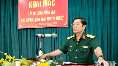 Quân đoàn 34 khai mạc lớp học tiếng Jrai năm 2025