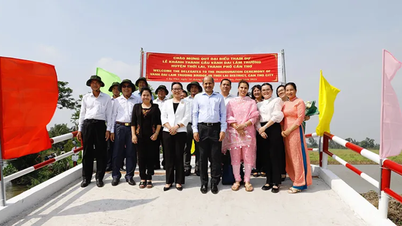 Inauguration of 2 traffic bridges funded by the Indian Government