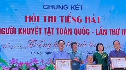 พิธีมอบรางวัลการประกวดร้องเพลงเพื่อคนพิการ