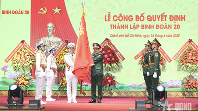 Thượng tướng Võ Minh Lương dự Lễ công bố Quyết định thành lập Binh đoàn 20