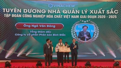 Ông Ngô Văn Đông được vinh danh Nhà lãnh đạo xuất sắc của Tập đoàn Hóa chất Việt Nam giai đoạn 2020-2025