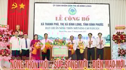 Thanh Phú đạt chuẩn xã nông thôn mới nâng cao