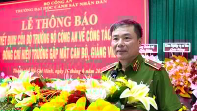 Thiếu tướng Đỗ Anh Tuấn làm Hiệu trưởng Trường Đại học Cảnh sát nhân dân