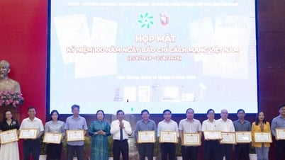 Chủ tịch UBND tỉnh Hậu Giang tặng Bằng khen cho Báo Pháp luật Việt Nam và Phóng viên